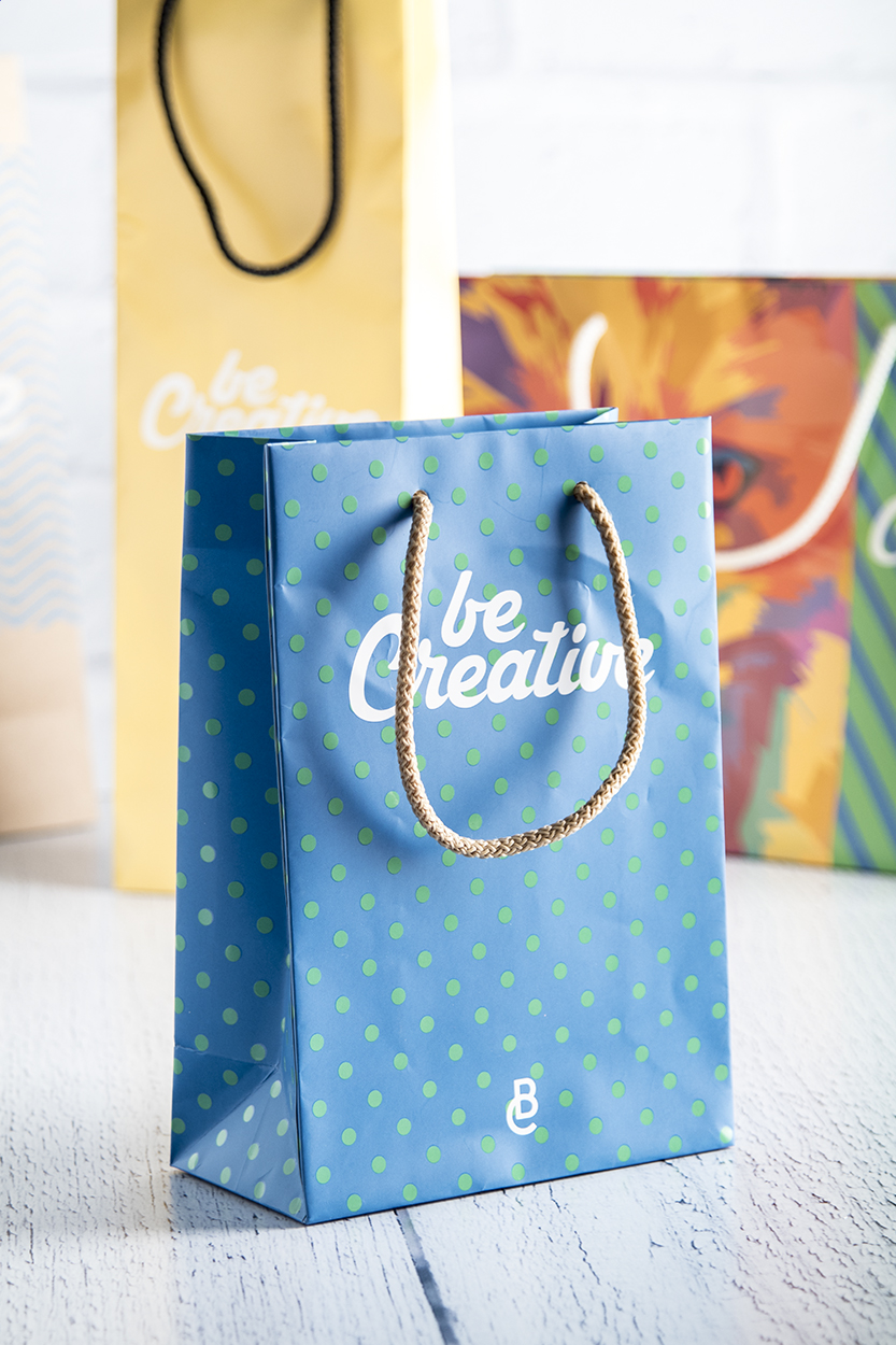 CreaShop S sacchetto carta personalizzabile - misura small