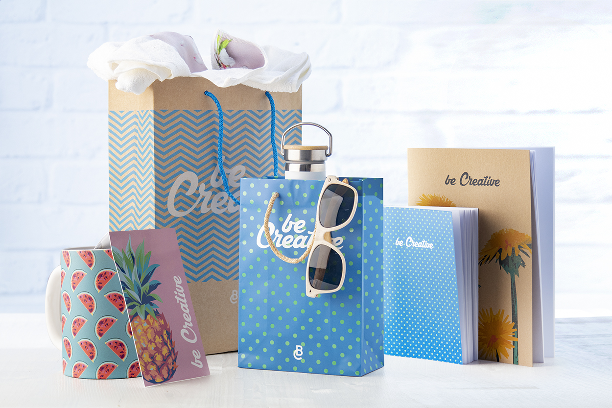 CreaShop S sacchetto carta personalizzabile - misura small
