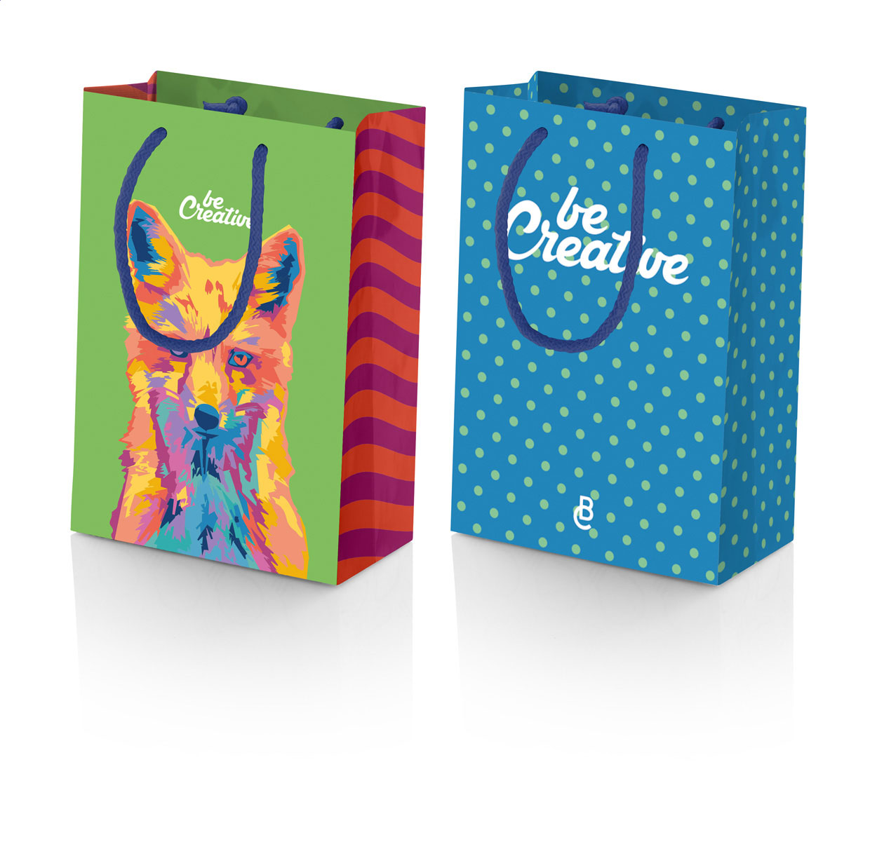 CreaShop S sacchetto carta personalizzabile - misura small