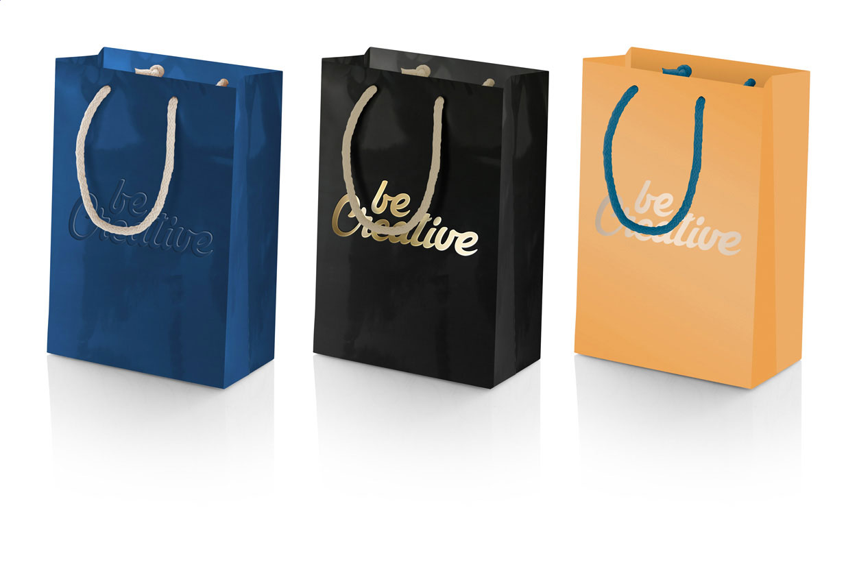 CreaShop S sacchetto carta personalizzabile - misura small