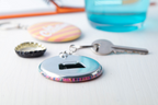 KeyBadge Bottle portachiavi a bottone
