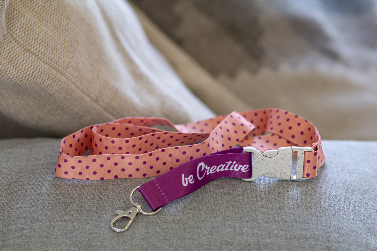 Subyard C Eco lanyard personalizzabile con stampa in sublimazione