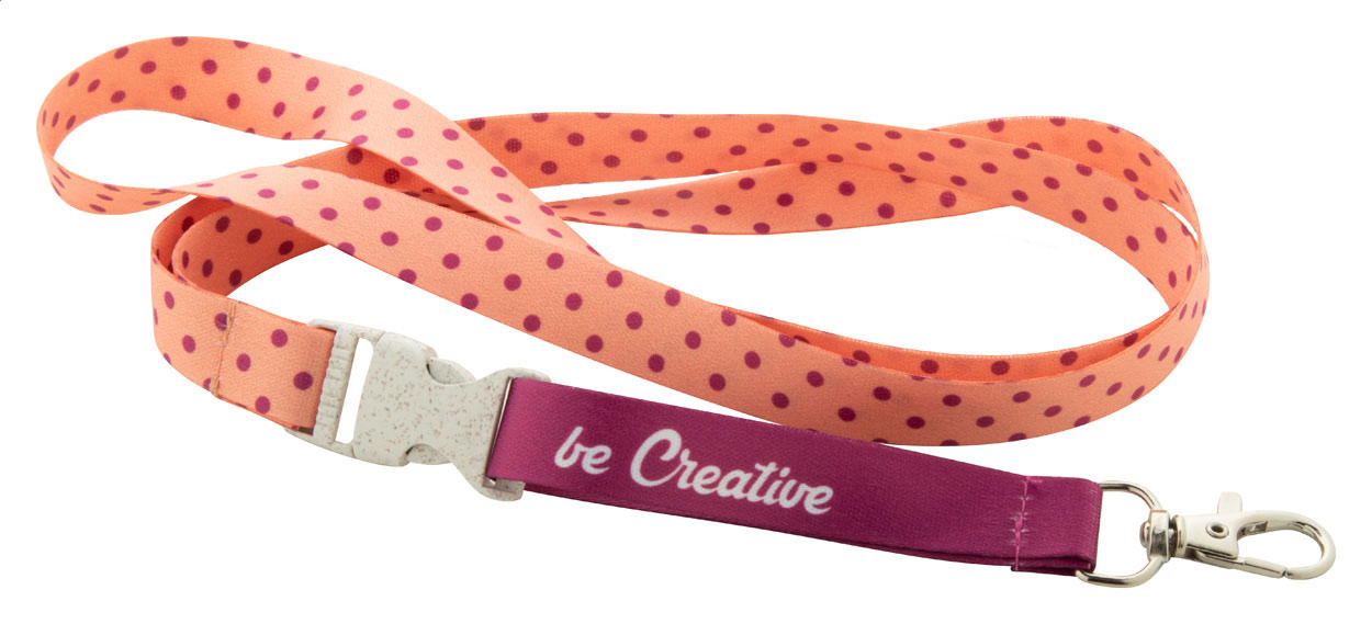 Subyard 15 C Eco lanyard personalizzabile con stampa in sublimazione