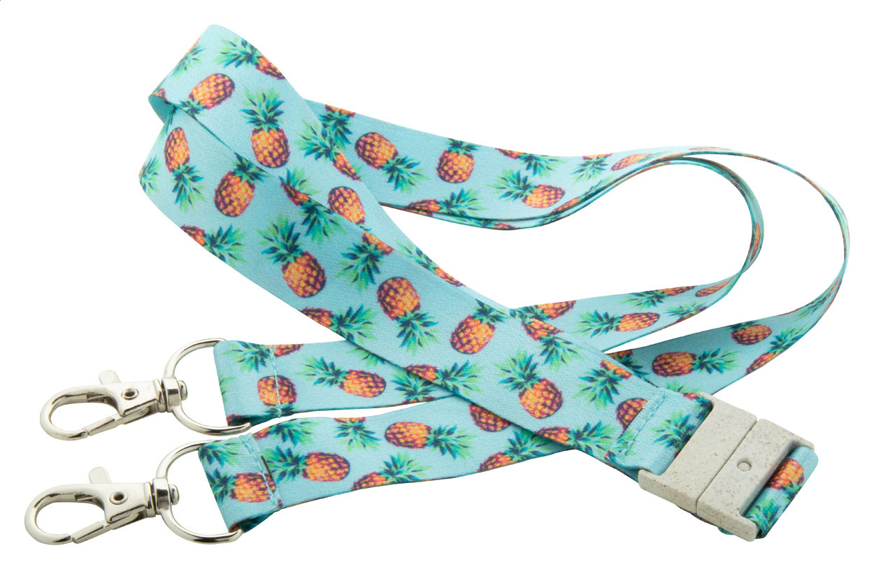 Subyard Double Safe Eco lanyard personalizzabile con stampa in sublimazione