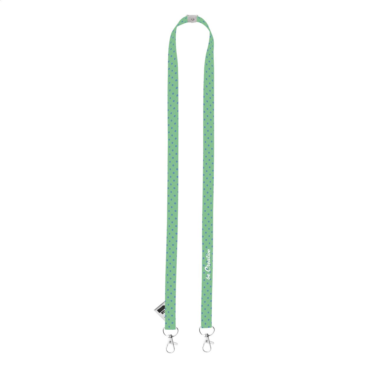 Subyard 15 Double Safe Eco lanyard personalizzabile con stampa in sublimazione