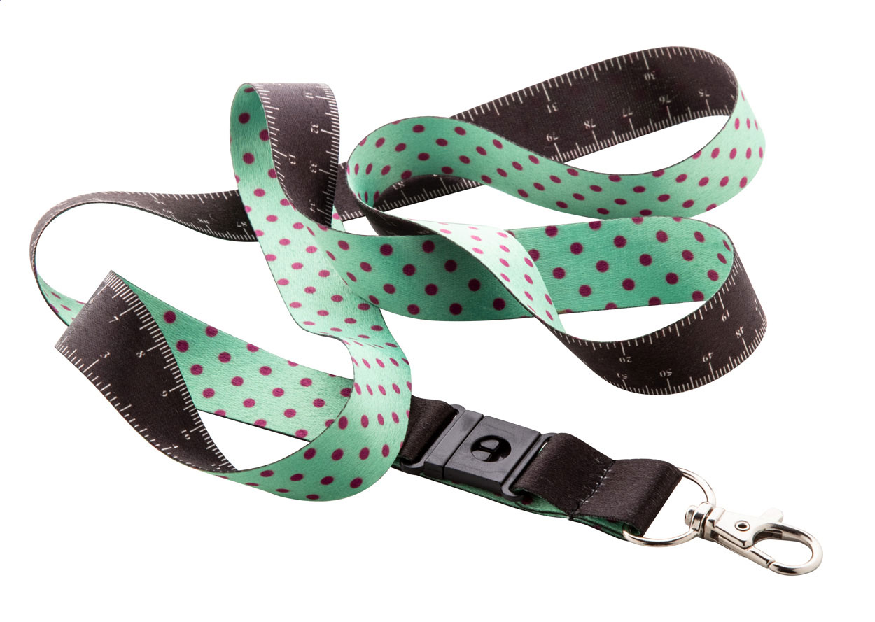 Subyard E RPET lanyard con stampa in sublimazione