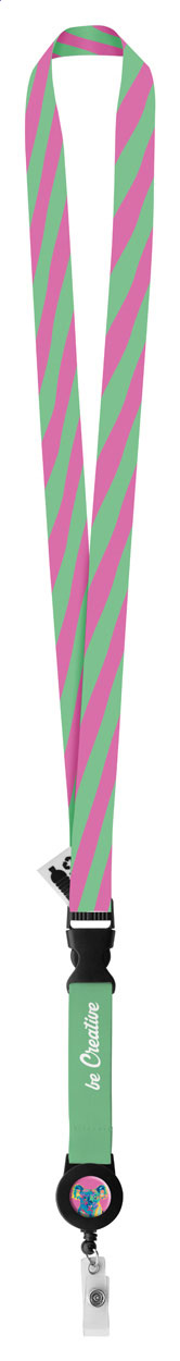 Subyard YoYo B RPET lanyard stampa sublimazione