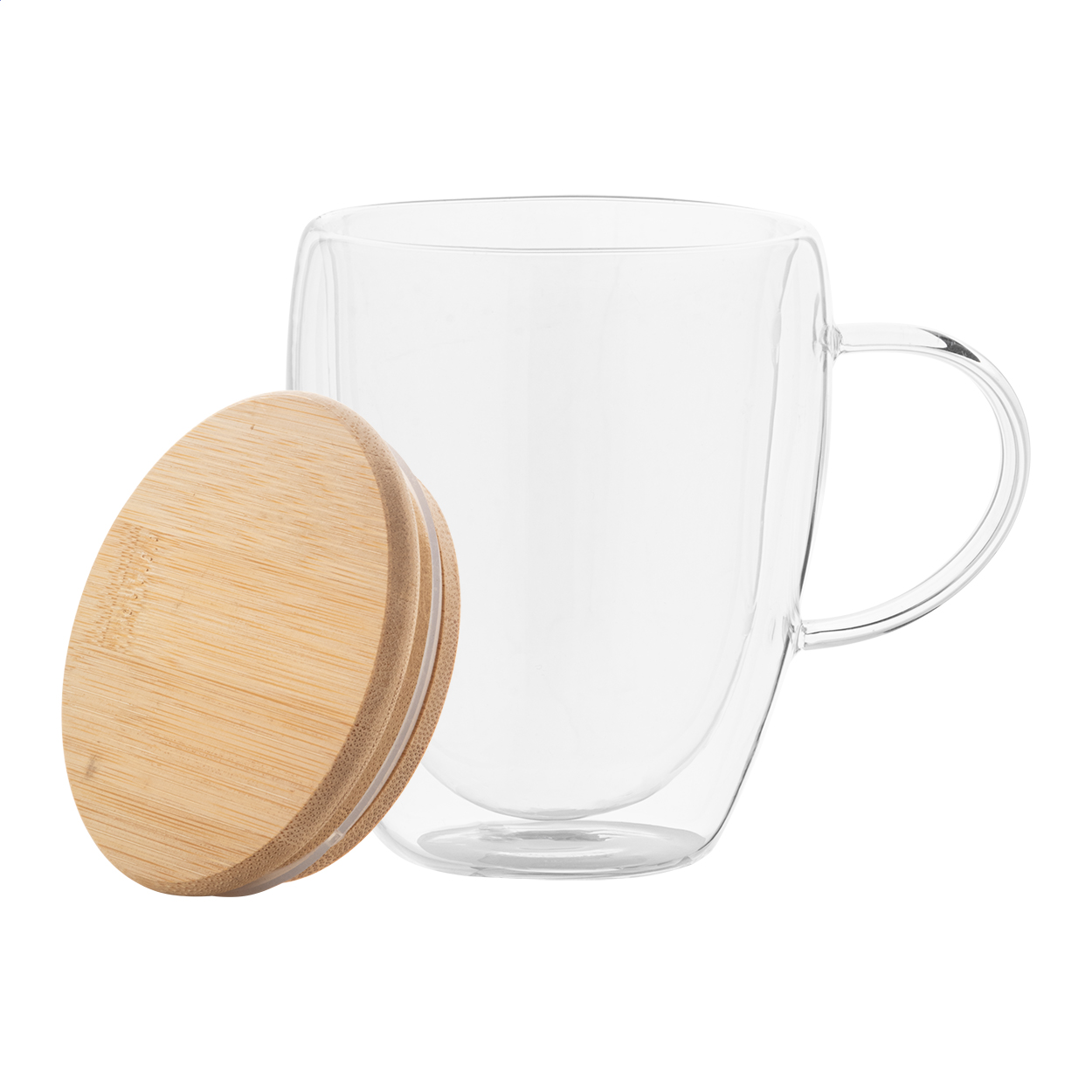Grobina Tazza termica in vetro borosilicato