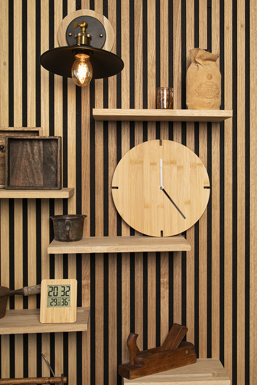Tokei Orologio da parete in bambù