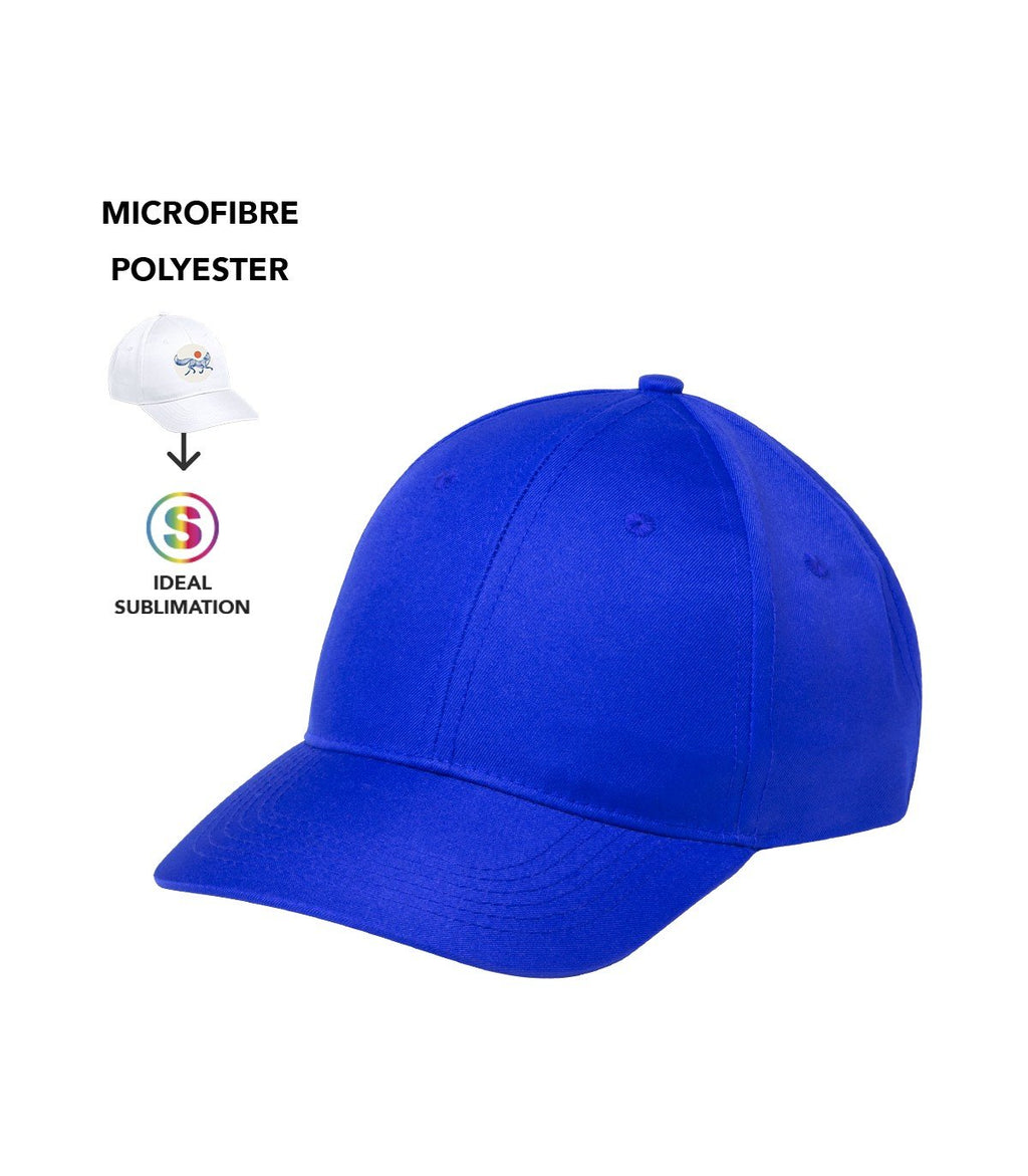 Blazok Microfibre and Polyester Customisable Cap with 6 Panels
