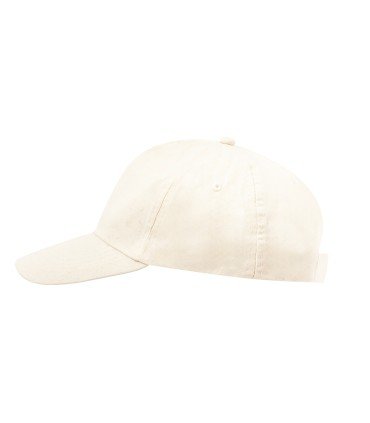 Zonner Organic Cotton Cap with Velcro Closure and Multi-zone Personalisation in Nature Line