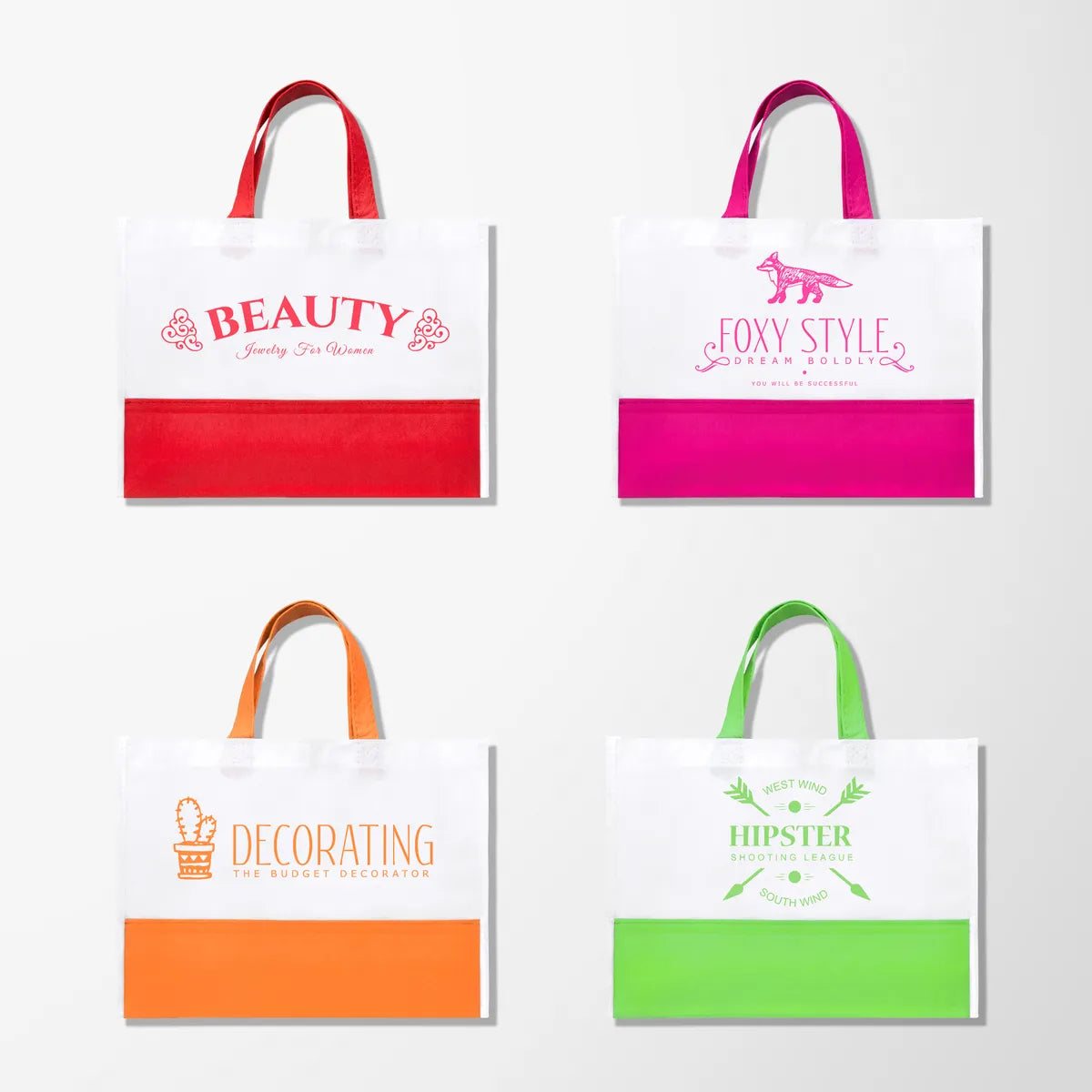 Non-Woven Prism Tote Bag