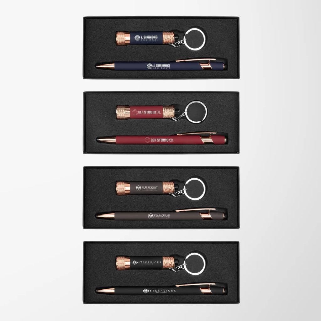 Rose Gold Alpha Gift Set in Snowflake Box