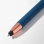 Engraved Soft Touch Tate Stylus Pen with Rose Gold Trim