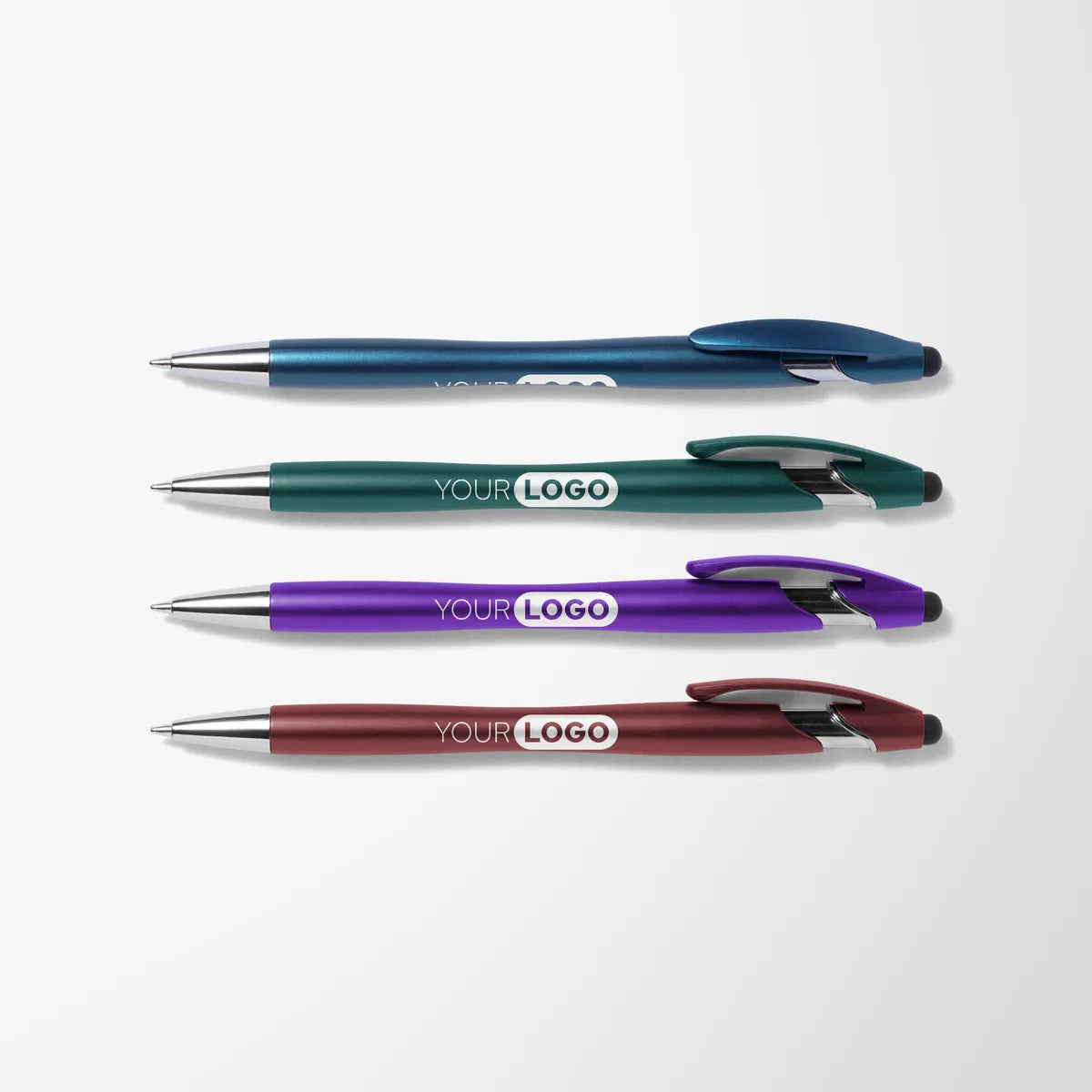 Metallic Recycled Vortex Stylus Pen