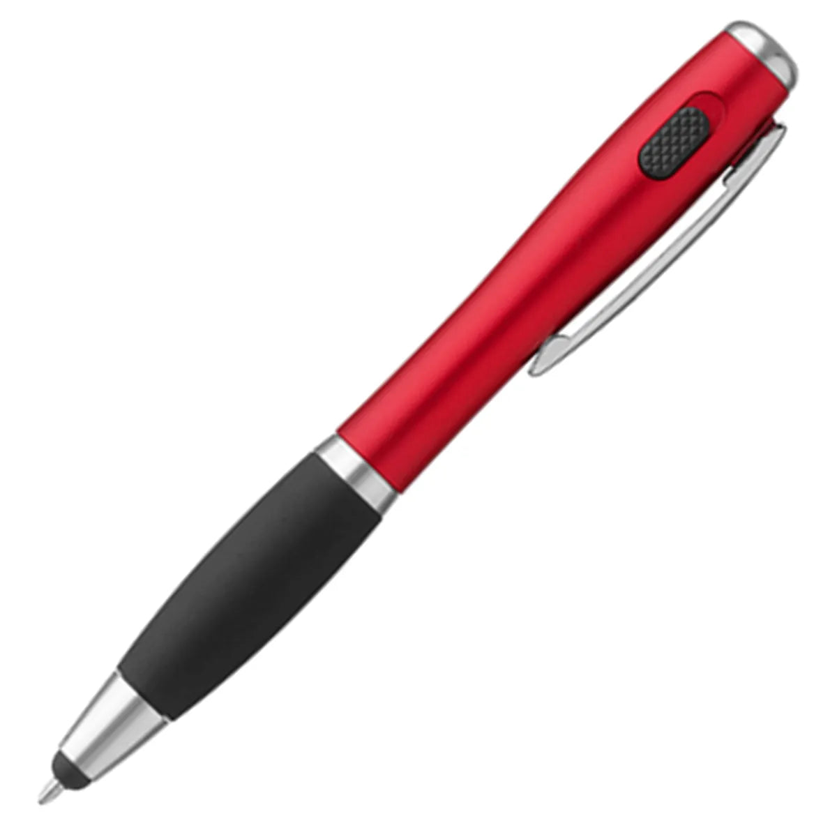 Curvaceous Flashlight Stylus Tip Ballpoint Pen