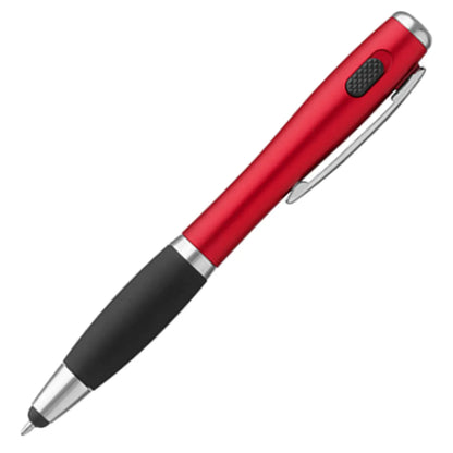 Curvaceous Flashlight Stylus Tip Ballpoint Pen