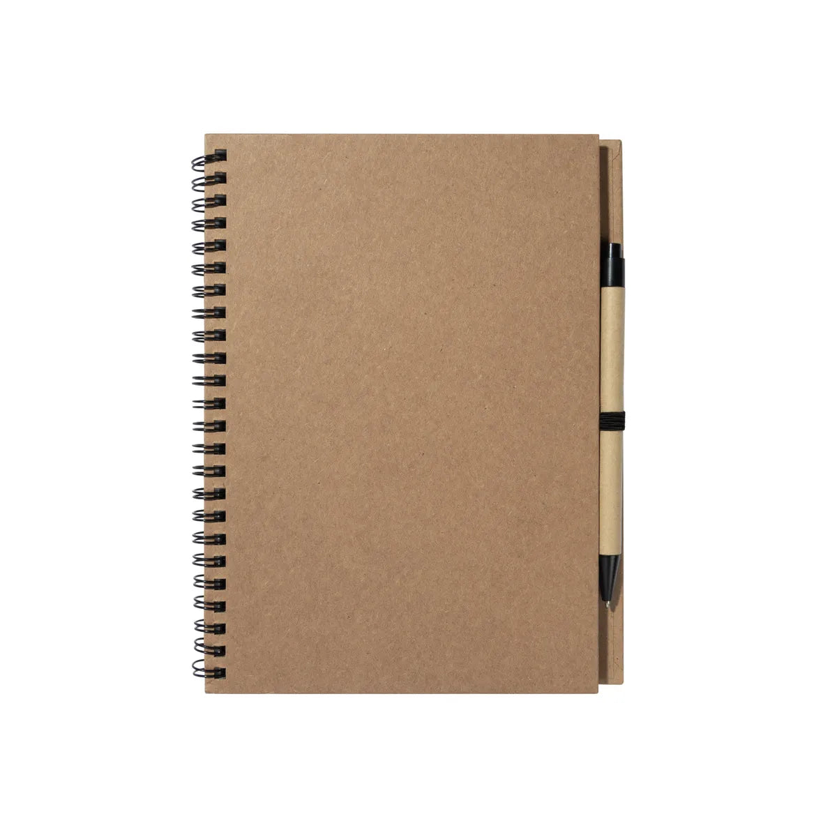 Eco 8.6 X 6.5 Kraft Spiral Notebook and Pen