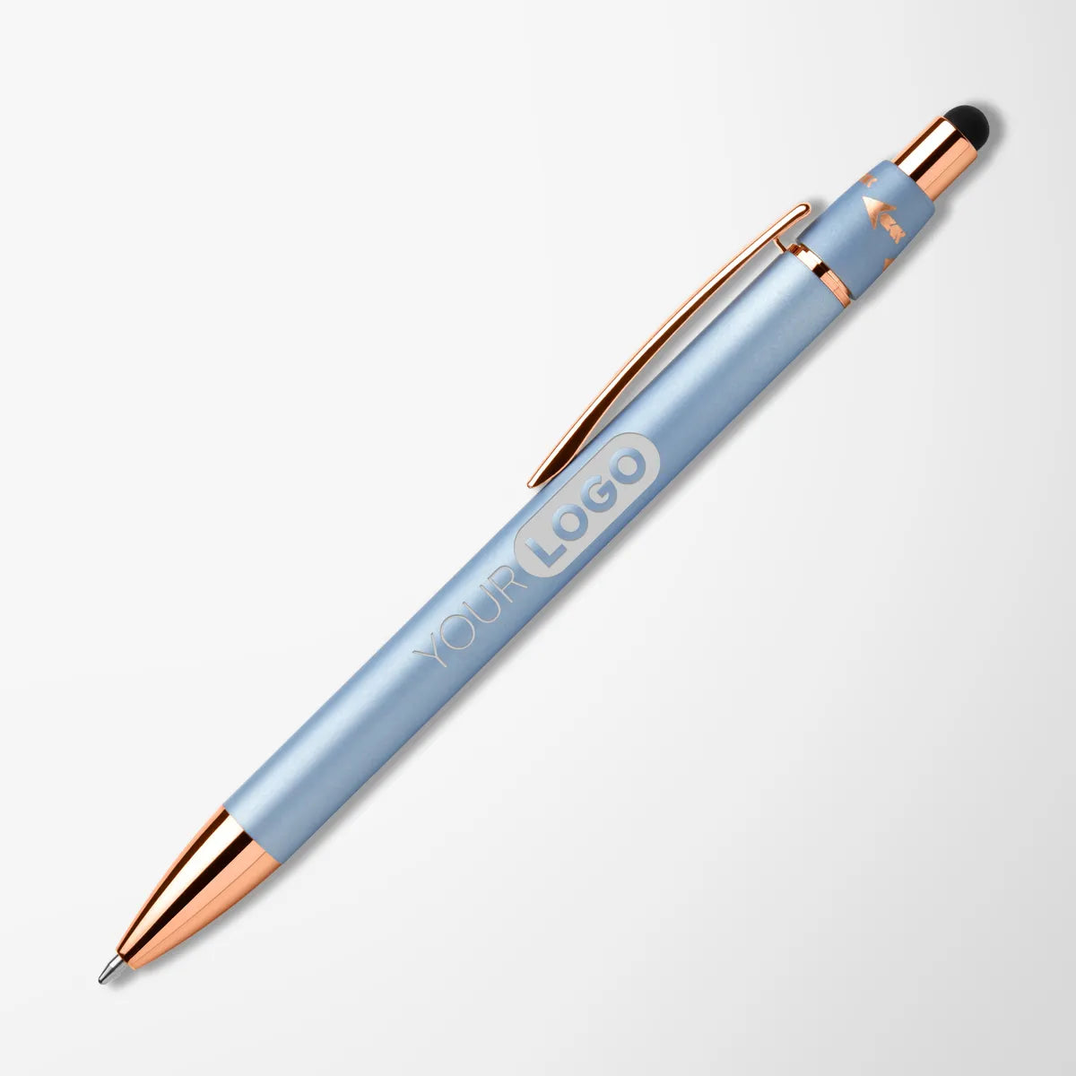 Engraved Pearlized Gyro Fidget Stylus Pen