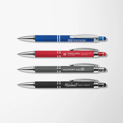 Engraved Diamond Stylus Gel Pen