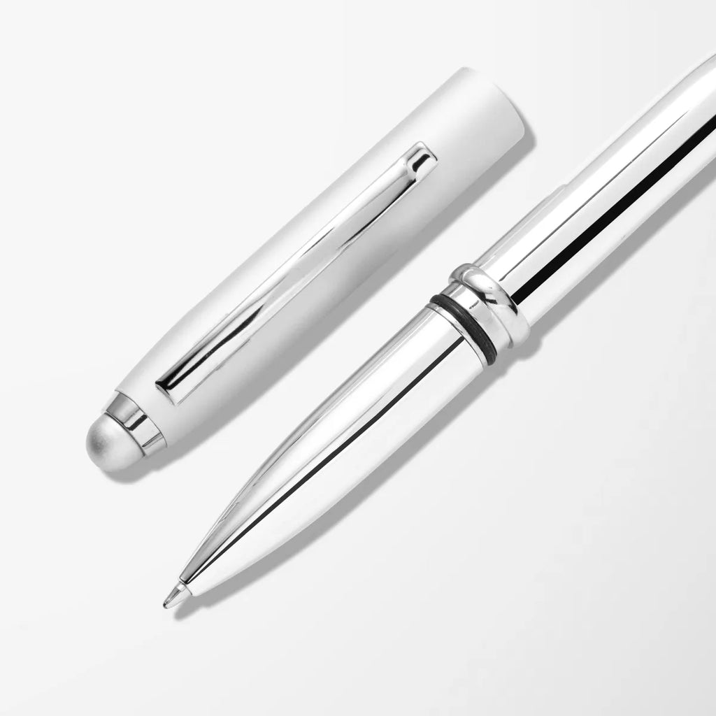 Engraved Mineral Light-Up Ace Stylus Pen