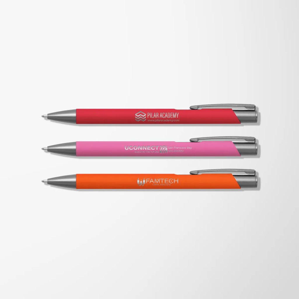 Soft Touch Paragon Pen with Gunmetal Trim