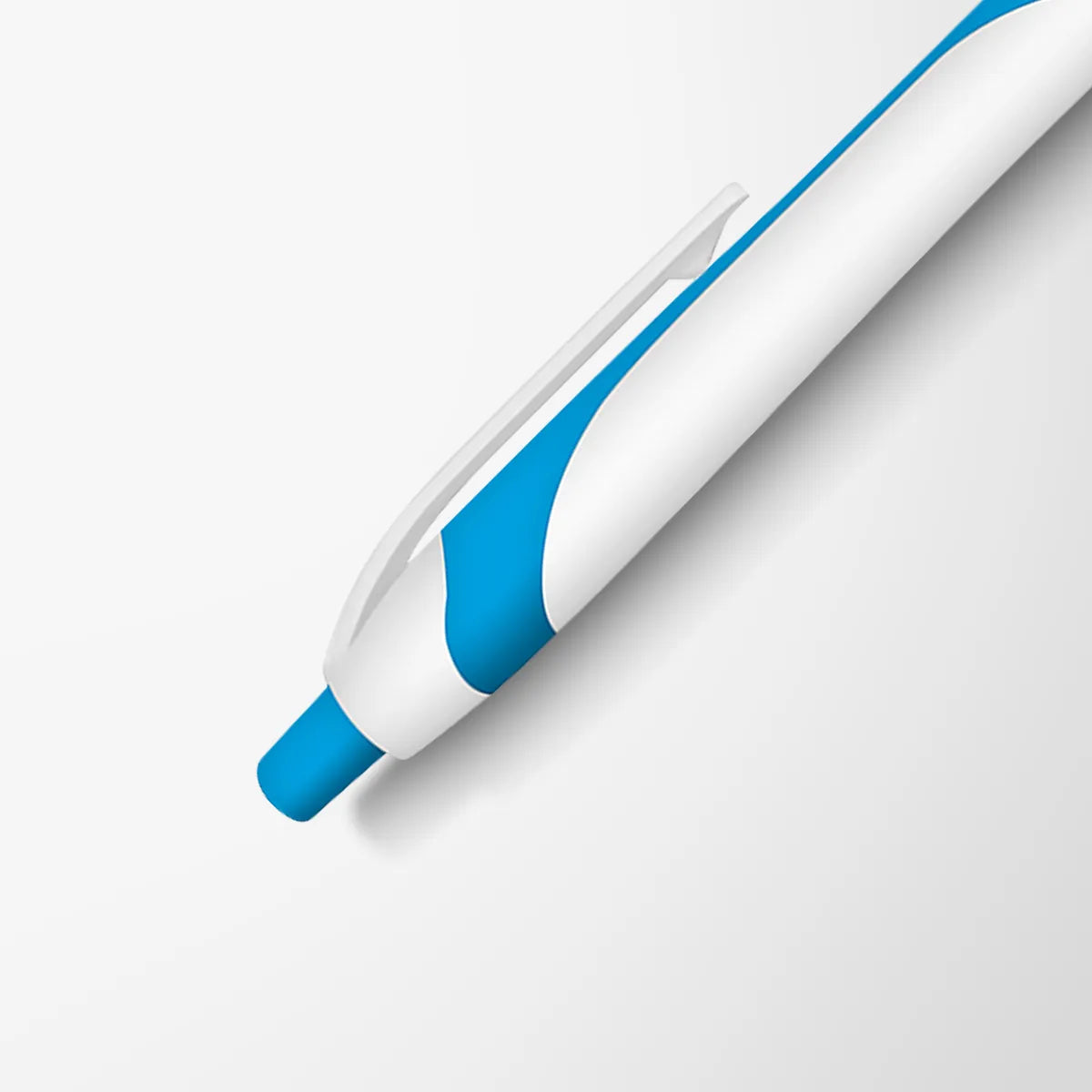 White Soft Touch Gel Sport Hybrid Ink Pen