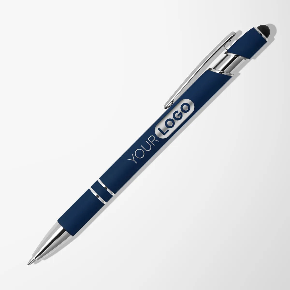 Engraved Alpha Soft Touch Pen with Stylus®