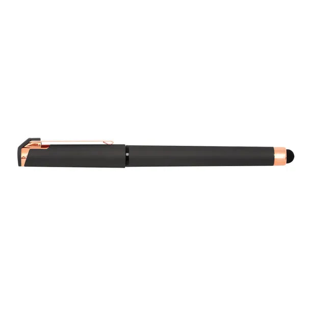Hughes Gel Stylus Pen with Rose Gold Trim