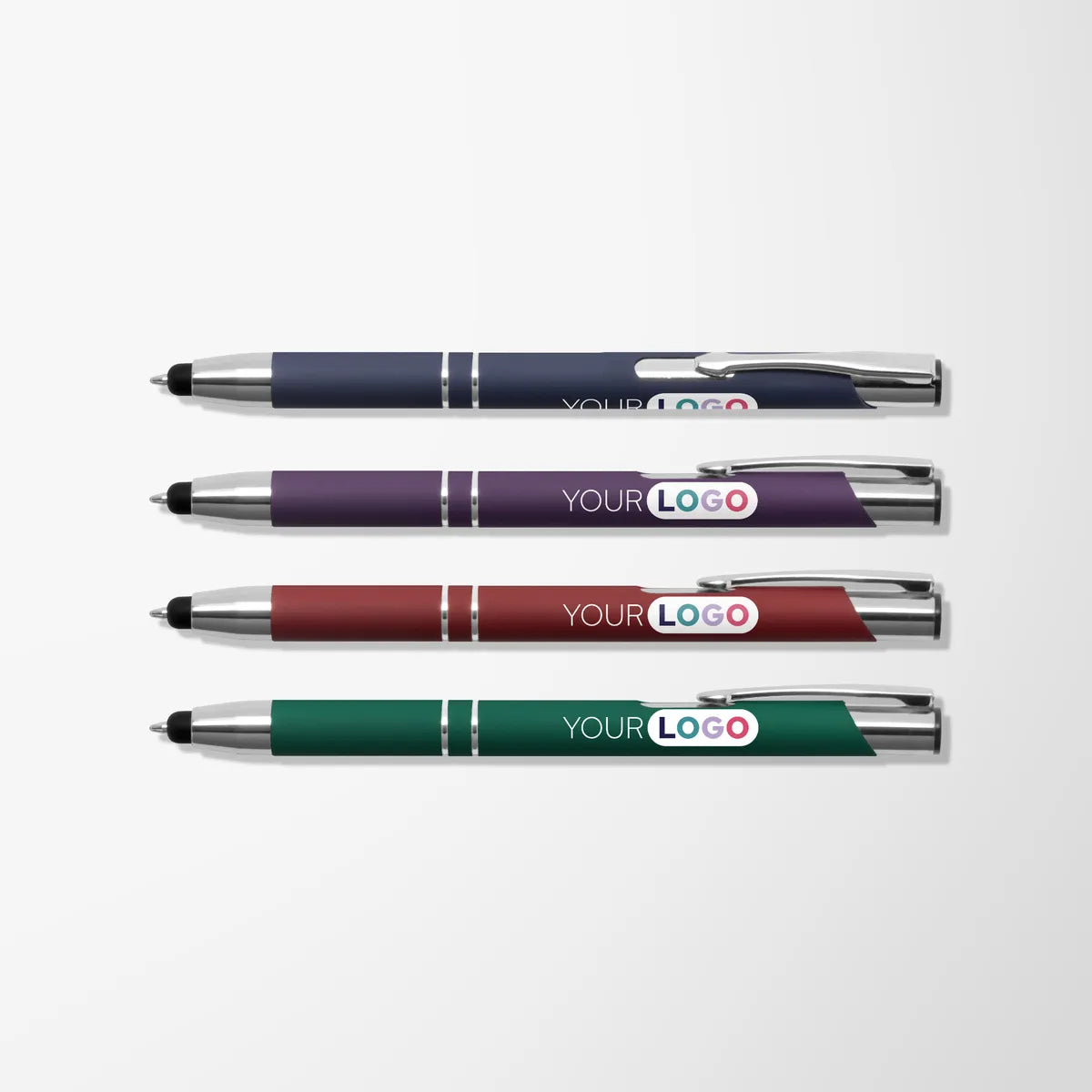 Soft Touch Paragon Pen & Stylus-Full Color Inkjet
