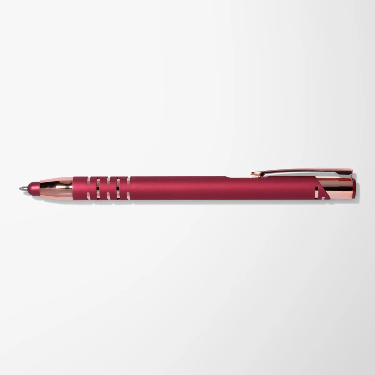 Engraved Paragon Stylus Pen with Rose Gold Grip Accents