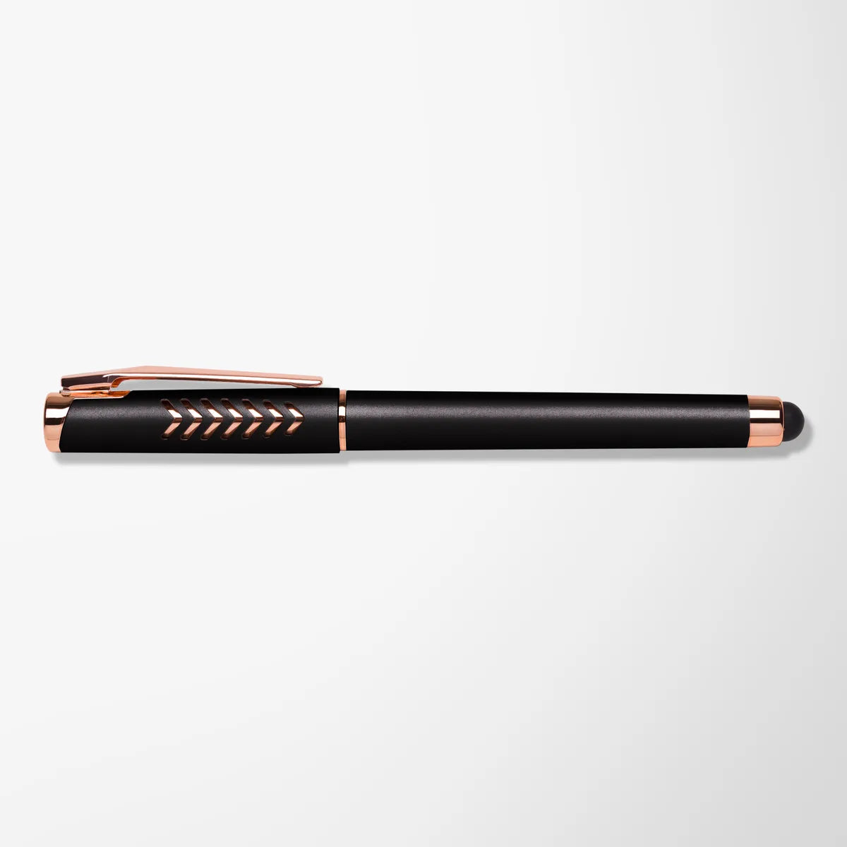 Full Color Hughes Gel Stylus Pen with Chevron Cap