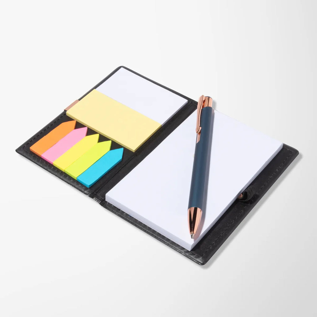 Note Organizer & Rose Gold Pen Set