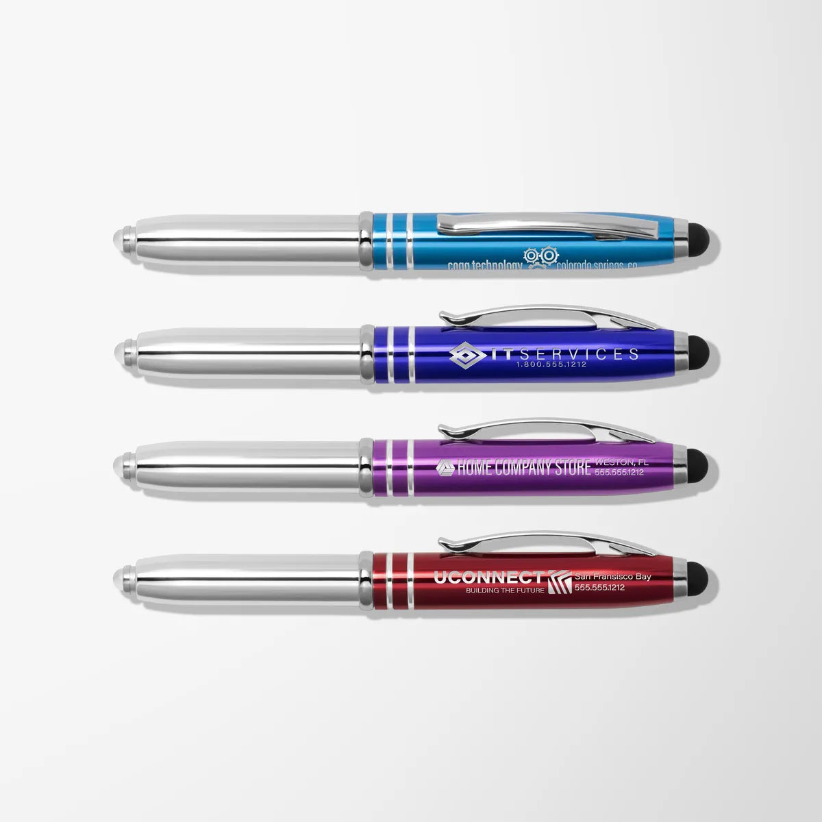 Engraved Light-Up Ace Stylus Pen