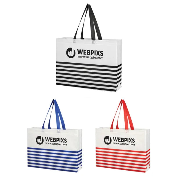 Horizontal Stripe Tote Bag