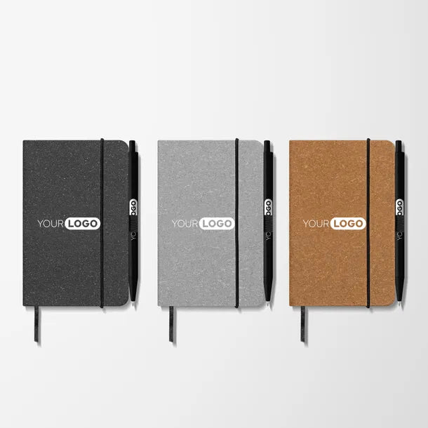 5.5'' x 3.5'' Palmer Recycled PU Leather Notebook & Pen