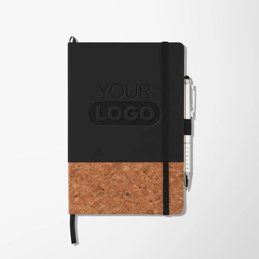 5.5" x 8.5" Lucca Cork Hard Bound JournalBook®