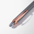 Engraved Mineral Diamond Stylus Pen with Chevron Grip
