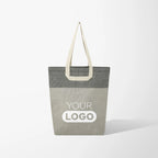 Mira Two-Tone Recycled Cotton Tote Bag