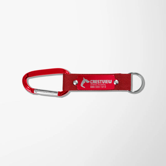 Engraved Carabiner Keychain