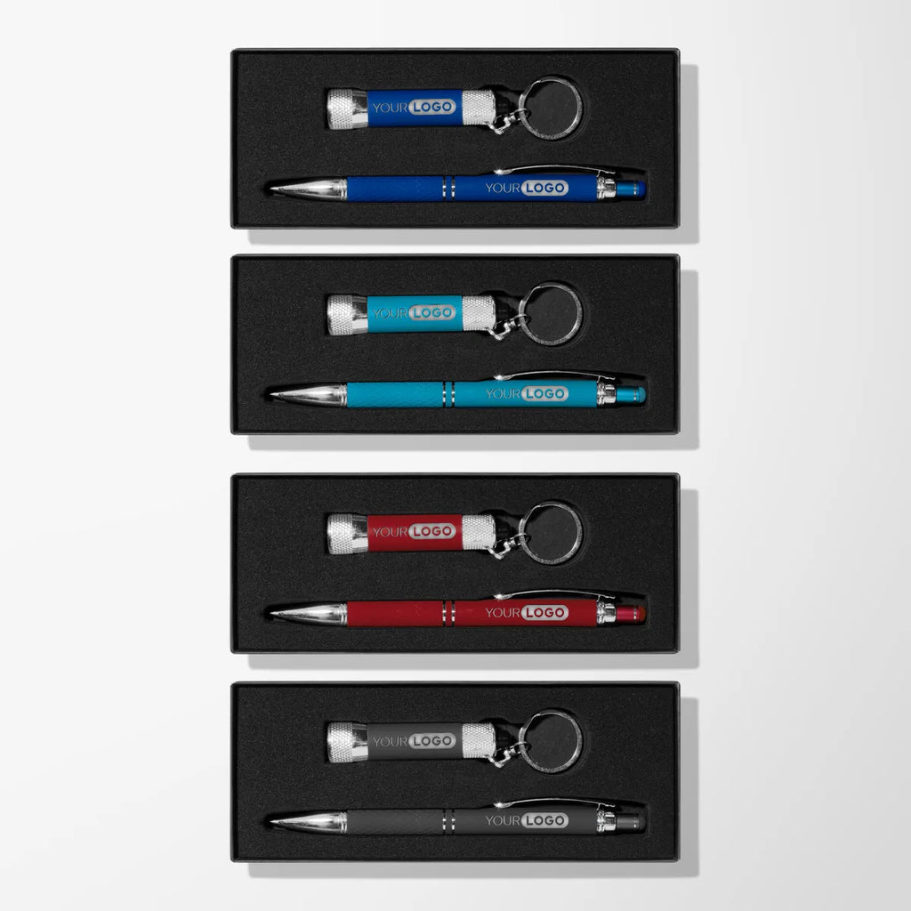 Diamond Stylus Pen & Flashlight Gift Set