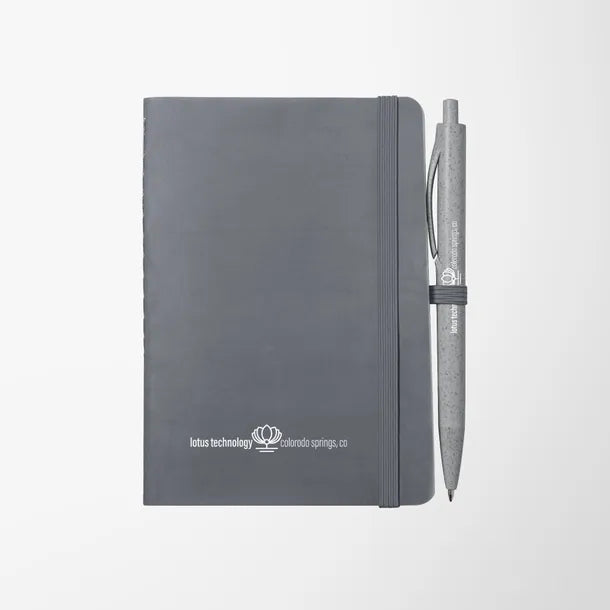 4"x 5.9" Stone Paper Soft Cover Journal & Pen Set