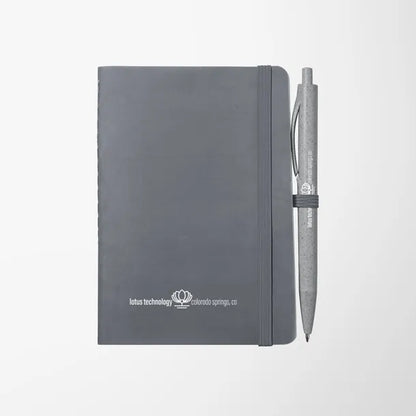 4"x 5.9" Stone Paper Soft Cover Journal & Pen Set