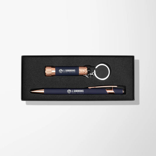 Rose Gold Alpha Gift Set in Snowflake Box