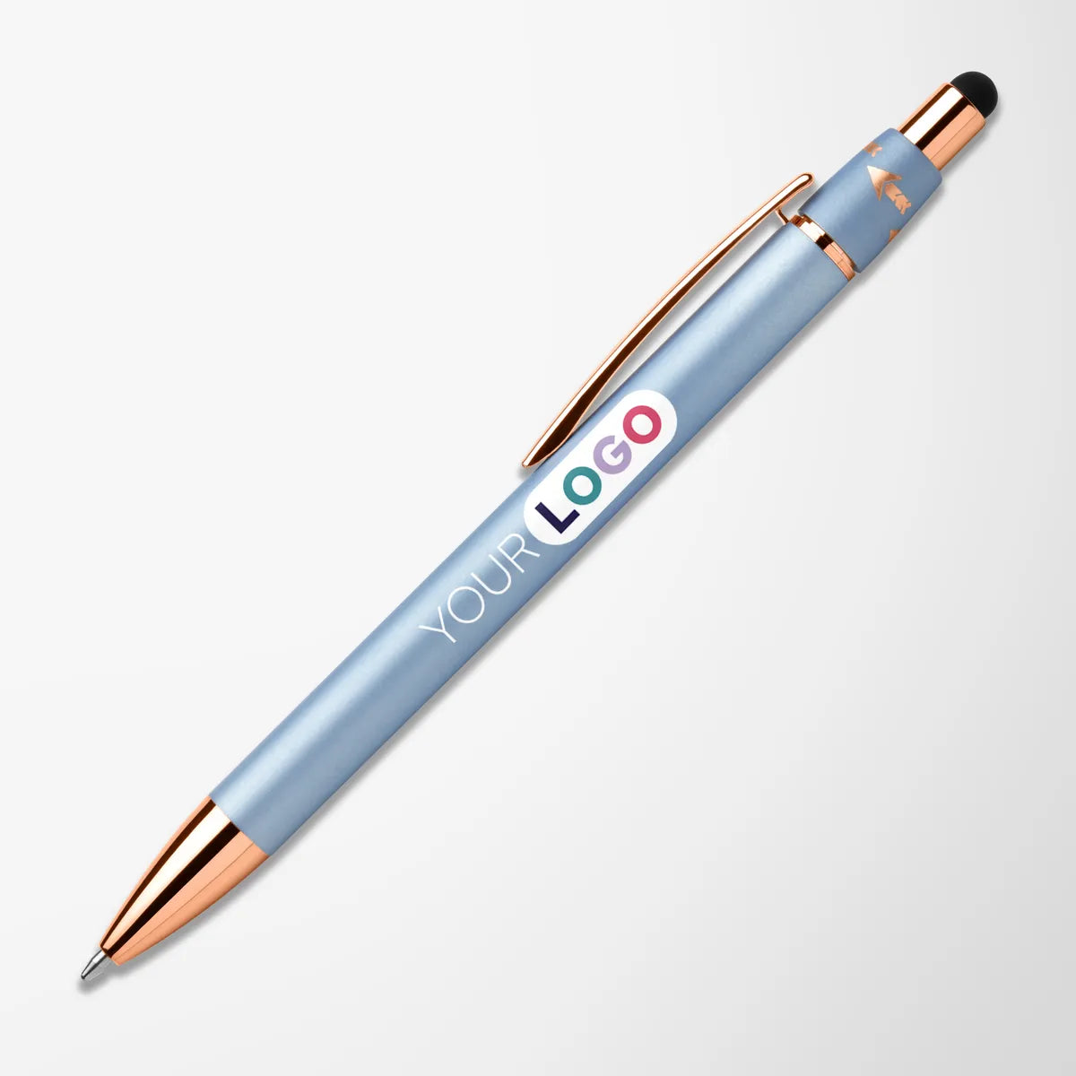 Full Color Pearlized Gyro Fidget Stylus Pen