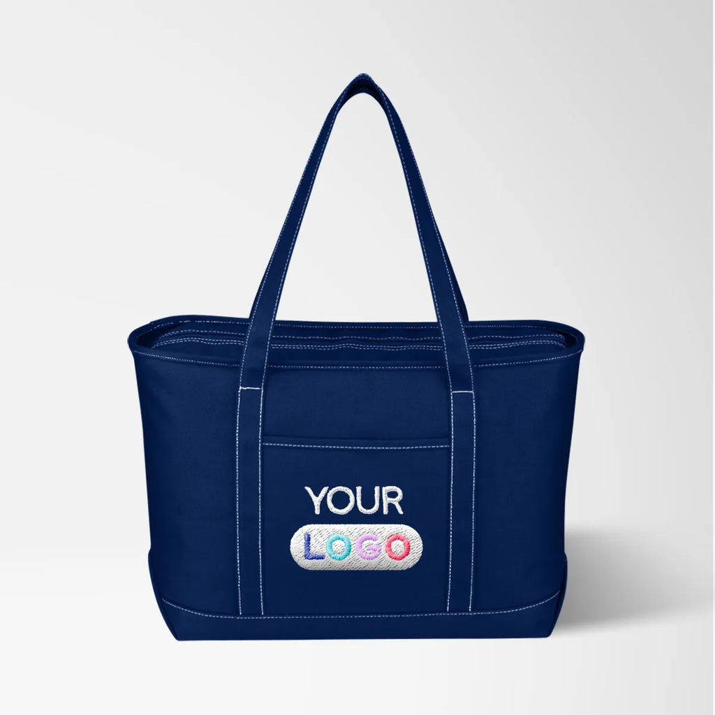 Embroidered Large Atlantis 24 oz. Cotton Canvas Yacht Tote