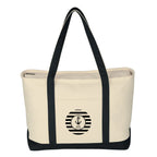 Large 24 oz. Cotton Canvas Boat Tote