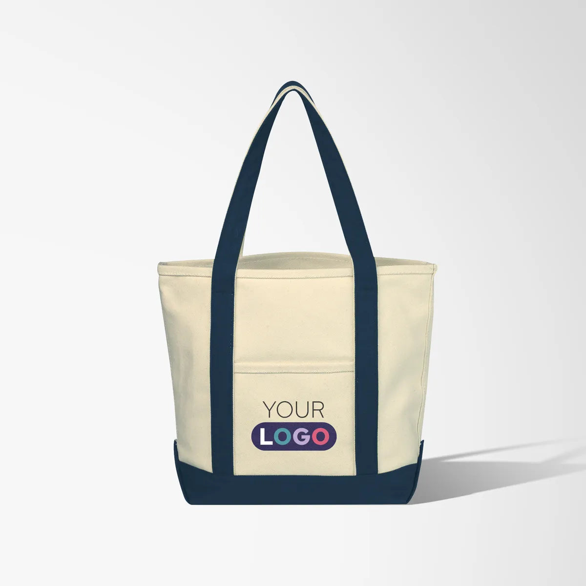 Full Color Small Mariana 24 oz. Cotton Canvas Boat Tote