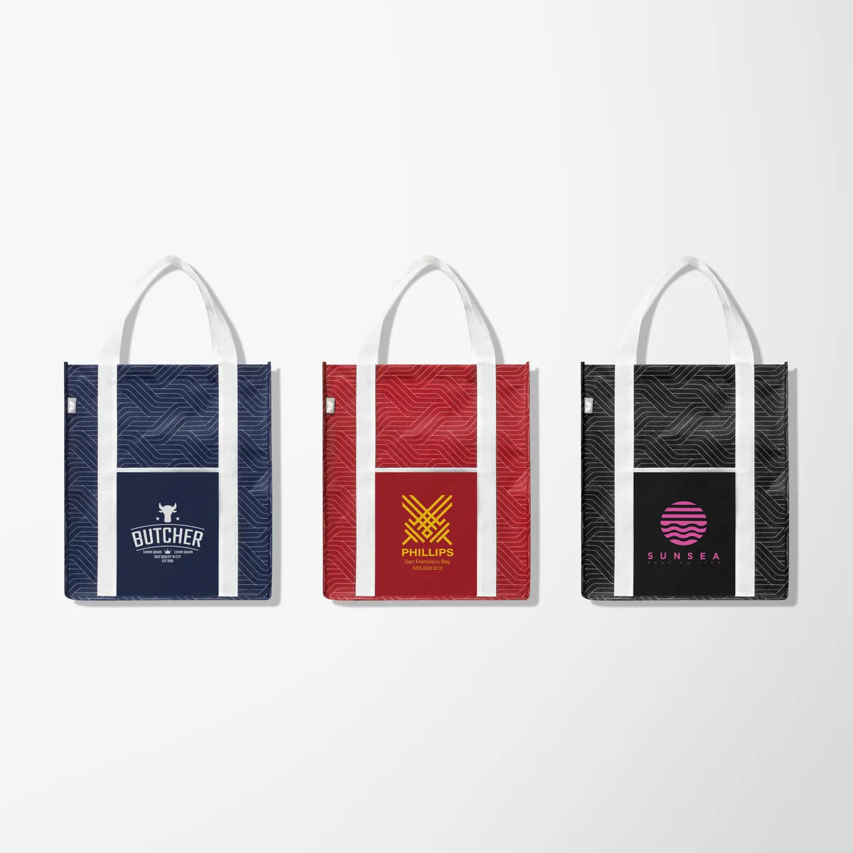 Patterned Brooks RPET Tote Bag
