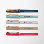 Coastal Athos Gel Pen with Rose Gold Trim